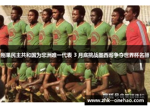 刚果民主共和国为非洲唯一代表 3 月底挑战墨西哥争夺世界杯名额